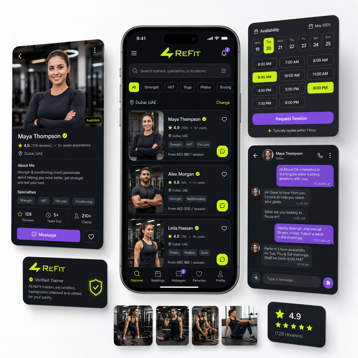 Trainer Discovery & Direct Messaging